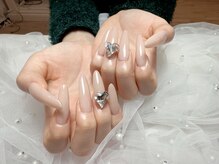 ベル ネイル アート スタジオ(BEL NAIL ART STUDIO)/長さ出しワンカラー