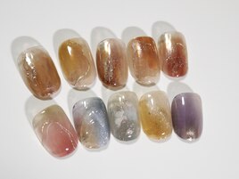 くすみカラーカラフルニュアンス