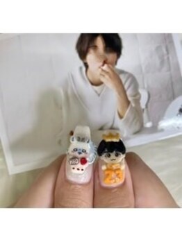 プリュム(Plume)/3D/推しネイル/キャラクター