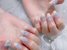 レース　ブルーネイル