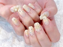 ラルネイル 大宮(Lull. nail)/#ぷっくりお花#黄色#お花#春