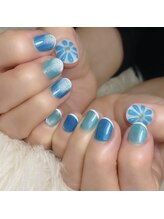 アオマリー(Aomalie)/ぷっくりフラワーネイル ￥13,640