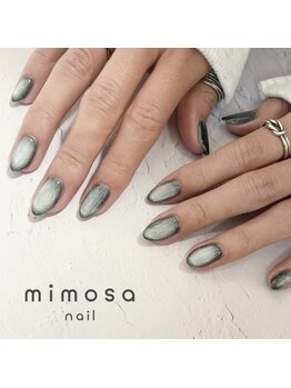 ミモザ(mimosa)/「鈴木限定」マグネットネイル