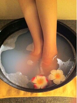 もみや/【足裏リフレ】 　施術行程1