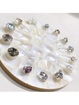 ビオトーププラス 銀座本店(bio tope+)/ビジューパーツネイル 銀座