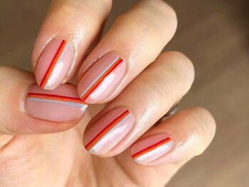 オーラリー ネイル アート メゾン(ORRERY nail art maison)/ハンド / ストライプ
