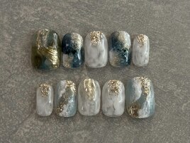 「溶けだす、涼けさ」アシメ