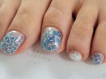 ネイルフロンティア 吉祥寺(NAIL FRONTIER)/F手描きあじさい8980円～