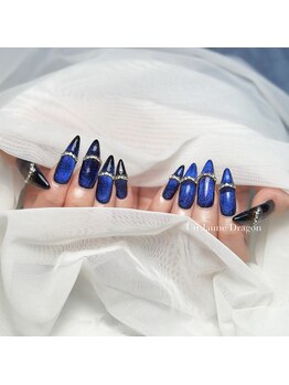 アン ジョーヌドラゴ/【ロングネイル】ブルーネイル