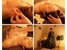 【小顔美人へ】よもぎ蒸し30分＋耳つぼ・炭酸ヘッド30分＋デコルテリンパ30分