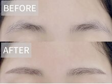 アルボーテ ルジェ 芦屋(Art BeAute' ROUGET)/柔らかく見える平行デザイン