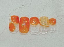 リデル(liddell)/オレンジネイル