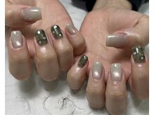 サニーヒルズ ウィズ マキア 藤沢(Sunny hills with MAQUIA)/チェックデザインネイル