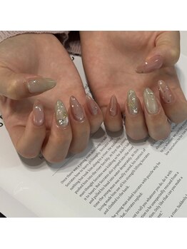 シアン(cyaan)/マグキラキラネイル