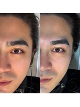 メンズ眉毛サロン&毛穴洗浄 HAK.大阪心斎橋【ハク】MEN'Sアイブロウサロン/眉毛パーマ/