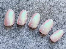 ネイルサロンアンドスクール アイビー(IVY)/オーロラで甘可愛い♪