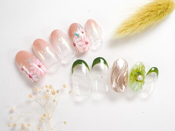 ボボカ(BOVOKA)/お花ネイル