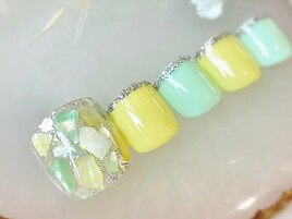 夏フットネイル