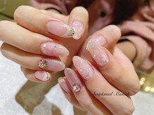 マニッシュ(Manish)/桜ネイル/入学式/春/ビジュー 