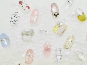 プティリボン 武蔵小金井店(PetitRibbon)の写真/定額色変更OK!ステキ女性は指先から♪特別な日に映えるオシャレなネイルに☆デートや大切なイベント前にも!