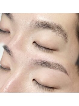 エトラ 渋谷(etora)の写真/《眉毛WAX(間引き+カット込み) 1回¥3800》眉毛を整えるだけで一気に垢抜け眉に★男性人気No.1♪