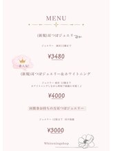 ホワイトニングショップ 本厚木店/【耳つぼジュエリー料金表】