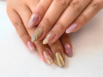 ビューティービースト フォー ネイルアンドアイラッシュ 熊本店(beauty:beast)/オーロラネイル