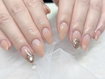 カラーグラデーション(ラメ付き)