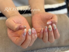 カラフルシェルネイル