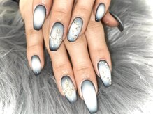 シェルネイル(SHELL NAIL)/エアブラシ/クロム/staff:takeda