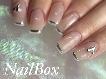 エーネイルボックス(A_NAILBOX)/つやワンカラー×ミラーライン◆