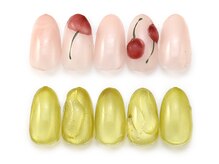 ビーネ 品川 高輪店(BIENE)/ちぐはぐネイル-7