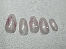 ソウ 難波店 nail salon Sou/リボンネイル