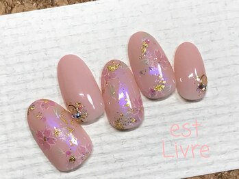 エストリブレ(estLivre)/桜ネイル