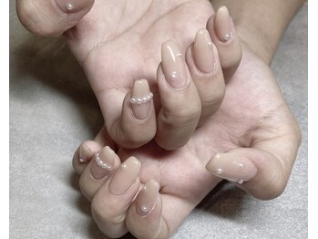 パールシンプルネイル