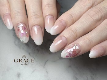 グレース ネイルズ(GRACE nails)/ホワイトグラデ