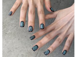 ニュアンスもやもやネイル