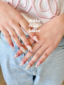 ネコ(Neko)/ワンホンネイル 埋め尽くし