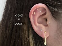 ブルー(BLUE)/耳ツボジュエリー★design¥4,000