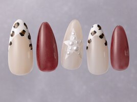 ヒョウ柄フレンチボルド　￥8480