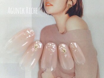 【押し花ネイル】