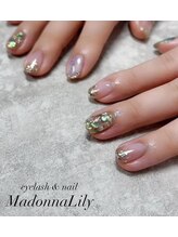 マドンナリリー(Madonna Lily)/シェル×ミラーnail☆