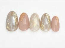 ネイルサロン アビー グランデュオ蒲田店(abbie)/大理石ネイル￥120,20