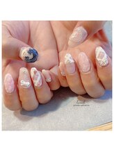 ハヌル(haneul.)/推し活ネイル【3Dパーツwest.】