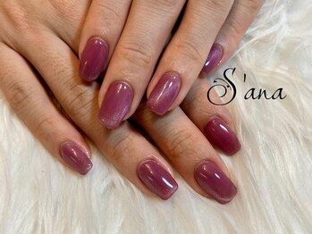 サナ 久が原 千鳥町(S’ana)/マグネットネイル¥8000