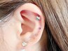 話題☆耳ツボジュエリー　シンプルコース　6粒　¥3,300
