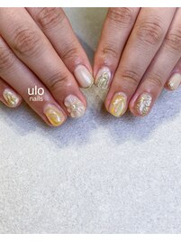 ぷっくりお花ネイル