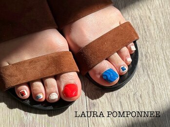 ローラポンポニー(Laura pomponnee)/フットネイル パラジェル