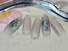 ネイルサロン ジェイ(Nail Salon J)/ホイルシンプルオフェンスネイル