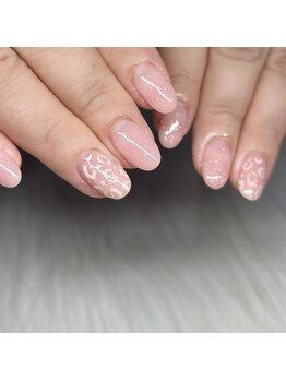 ディアージュ(Dearge)/☆ヒョウ柄ネイル